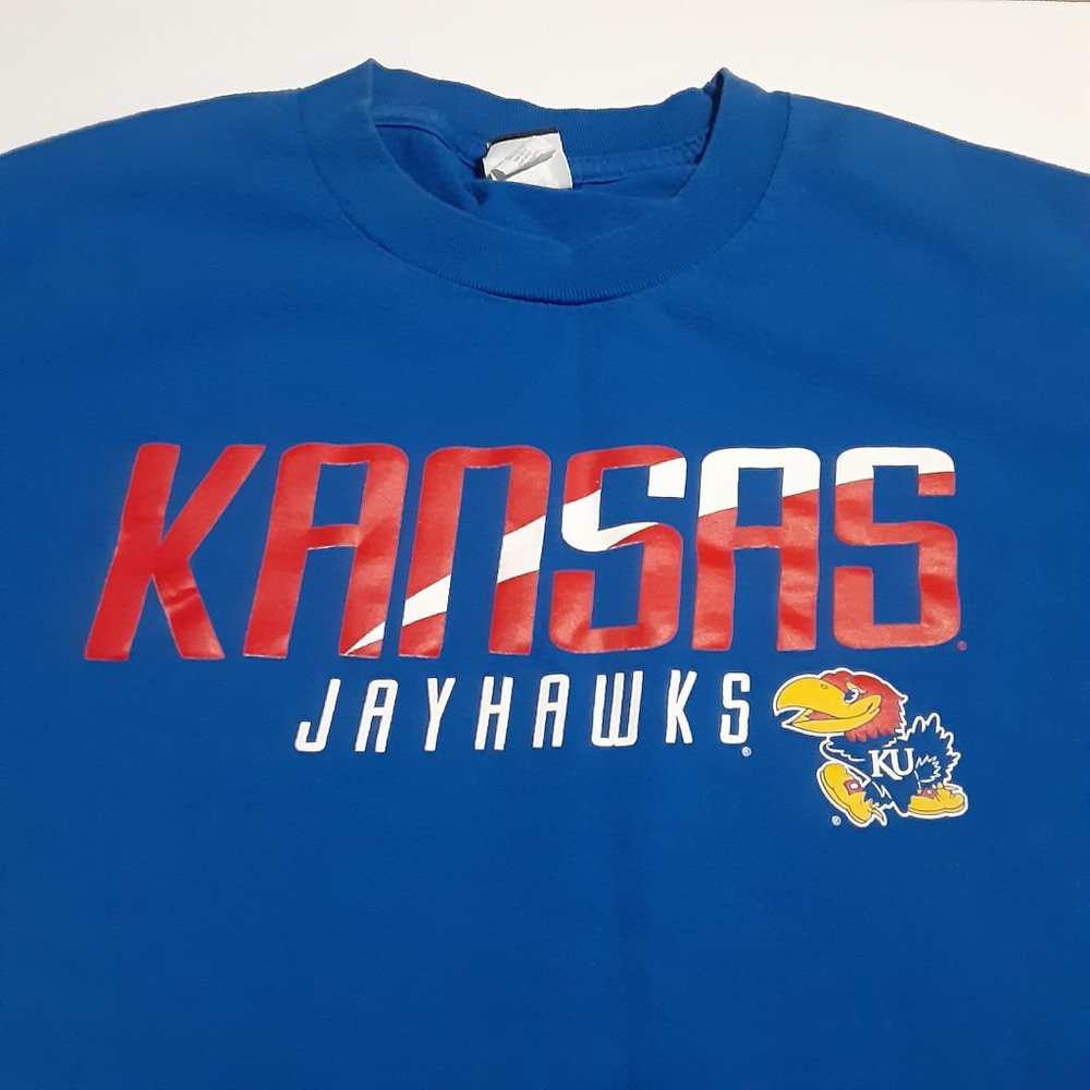 C I Sport Men's Kansas Jayhawks Short Sleeve T Shirt in Size L